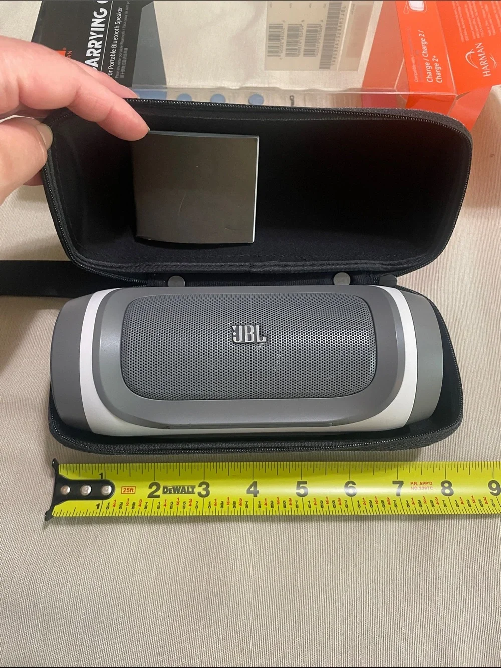 JBL Gray Fabric Carrying Case for Charge Series Speakers